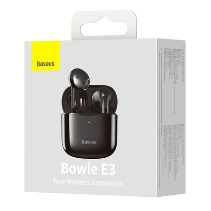 Freisprecheinrichtung Bluetooth Baseus E3, TWS, Schwarz NGTW080001