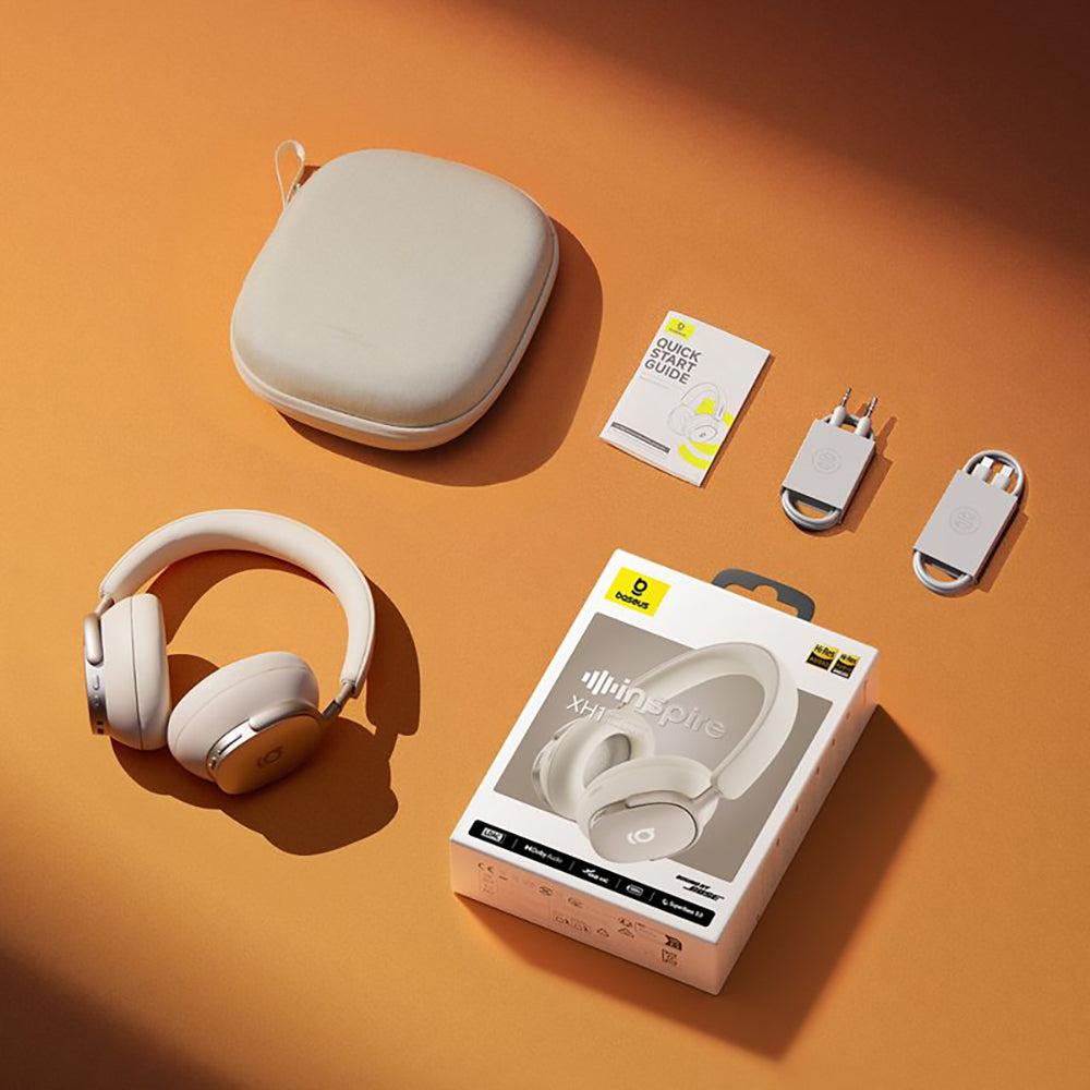 Freisprech-Bluetooth Baseus Inspire XH1 Sound von Bose, A2DP, ANC, Weiß A00085701233-00