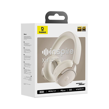 Freisprech-Bluetooth Baseus Inspire XH1 Sound von Bose, A2DP, ANC, Weiß A00085701233-00