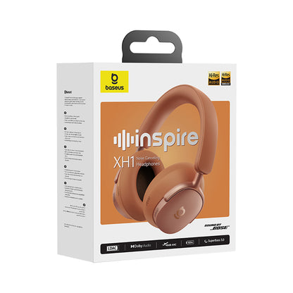 Freisprech-Bluetooth Baseus Inspire XH1 Sound von Bose, A2DP, ANC, Korallenorange A0203600