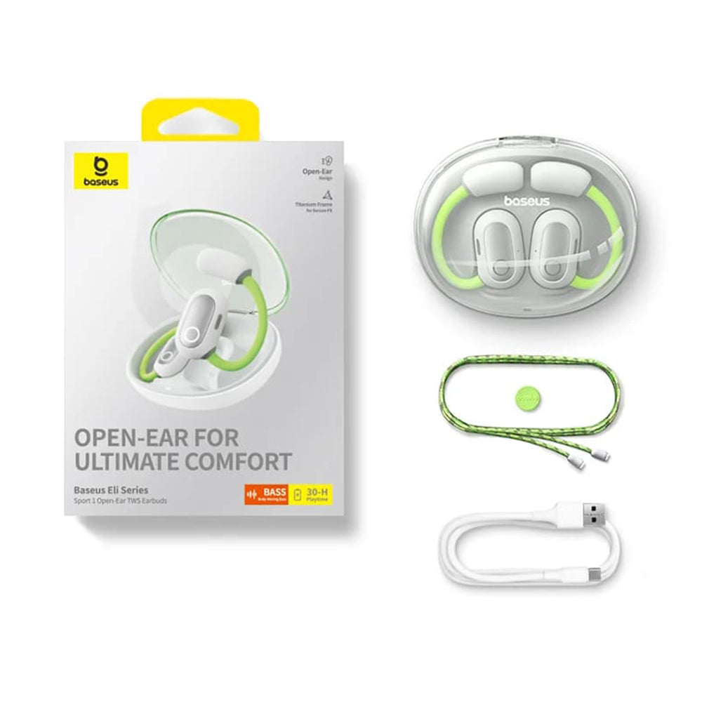 Handsfree Bluetooth Baseus PM20A, TWS, Grün A00064400641-00