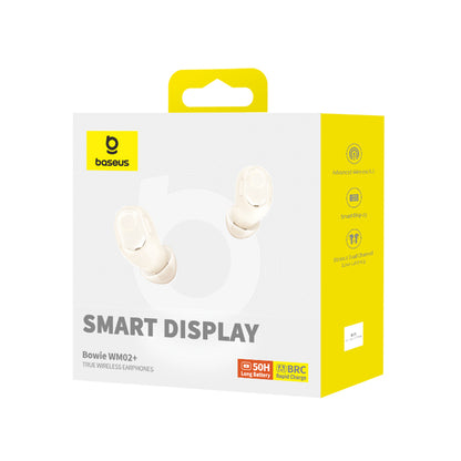 Handsfree Bluetooth Baseus WM02+, TWS, Weiß NGTW370302