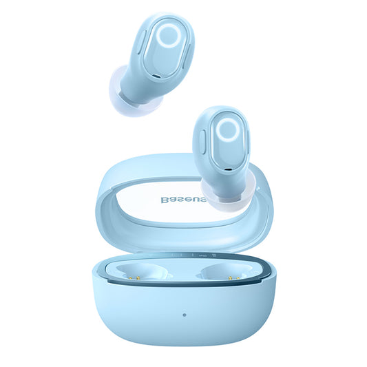Handsfree Bluetooth Baseus WM02+, TWS, Blau NGTW370303