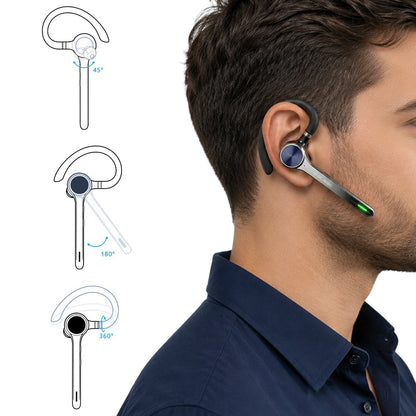 Bluetooth-Freisprecheinrichtung Blavec Talk 1, Multipoint, A2DP, Schwarz