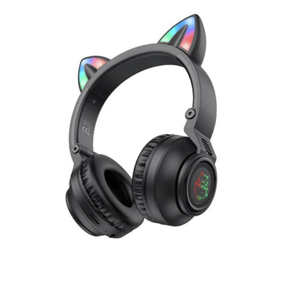 Bluetooth-Freisprecheinrichtung Borofone BO18 Cat Ear, A2DP, Schwarz