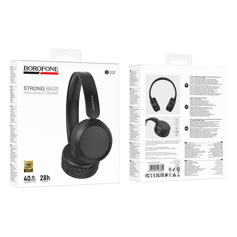 Bluetooth-Freisprecheinrichtung Borofone BO37 Marvellous, A2DP, Schwarz