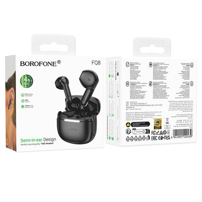 Freisprecheinrichtung Bluetooth Borofone FQ8 High, TWS, Schwarz