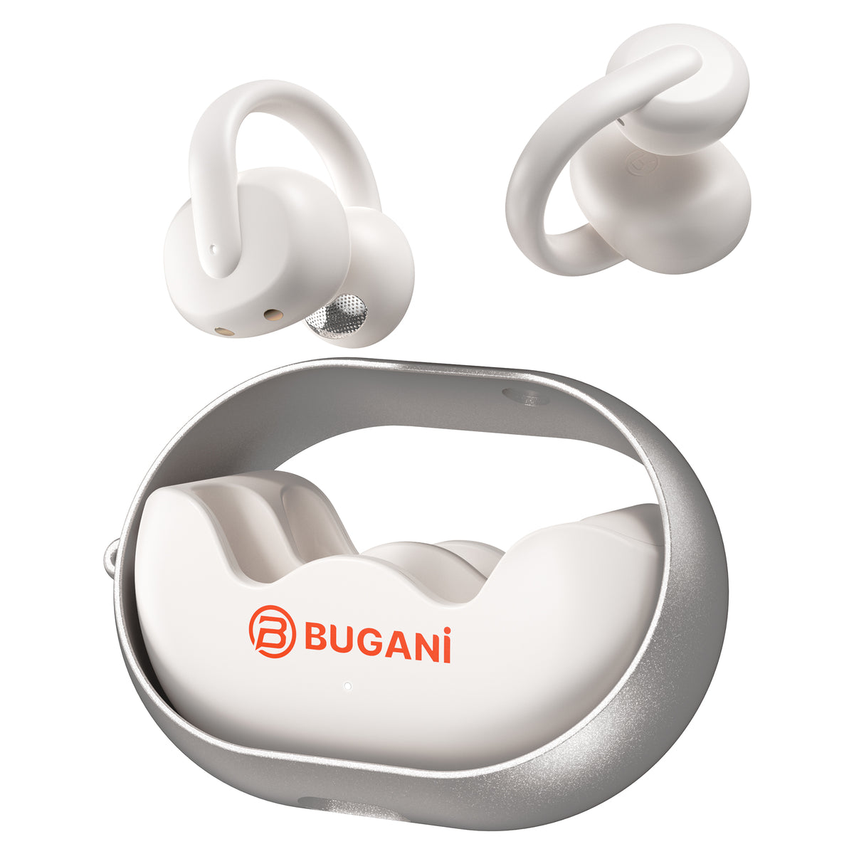 Bluetooth Handsfree Bugani Clip B21, TWS, White