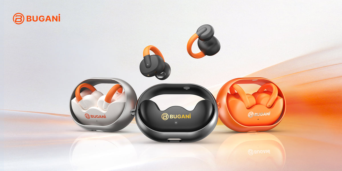 Bluetooth-Freisprecheinrichtung Bugani Clip B21, TWS, Schwarz