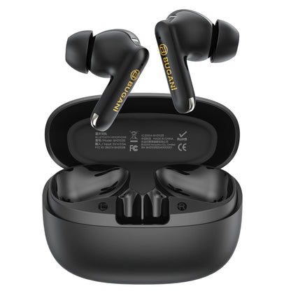Bluetooth-Headset Bugani Freebuds B20, TWS, ANC, Schwarz