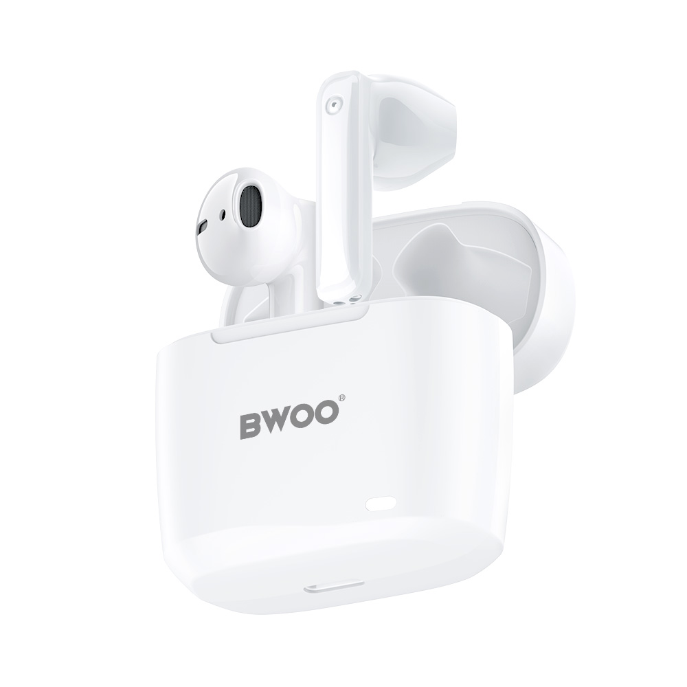 Bluetooth-Freisprecheinrichtung BWOO BW94, TWS, Weiß