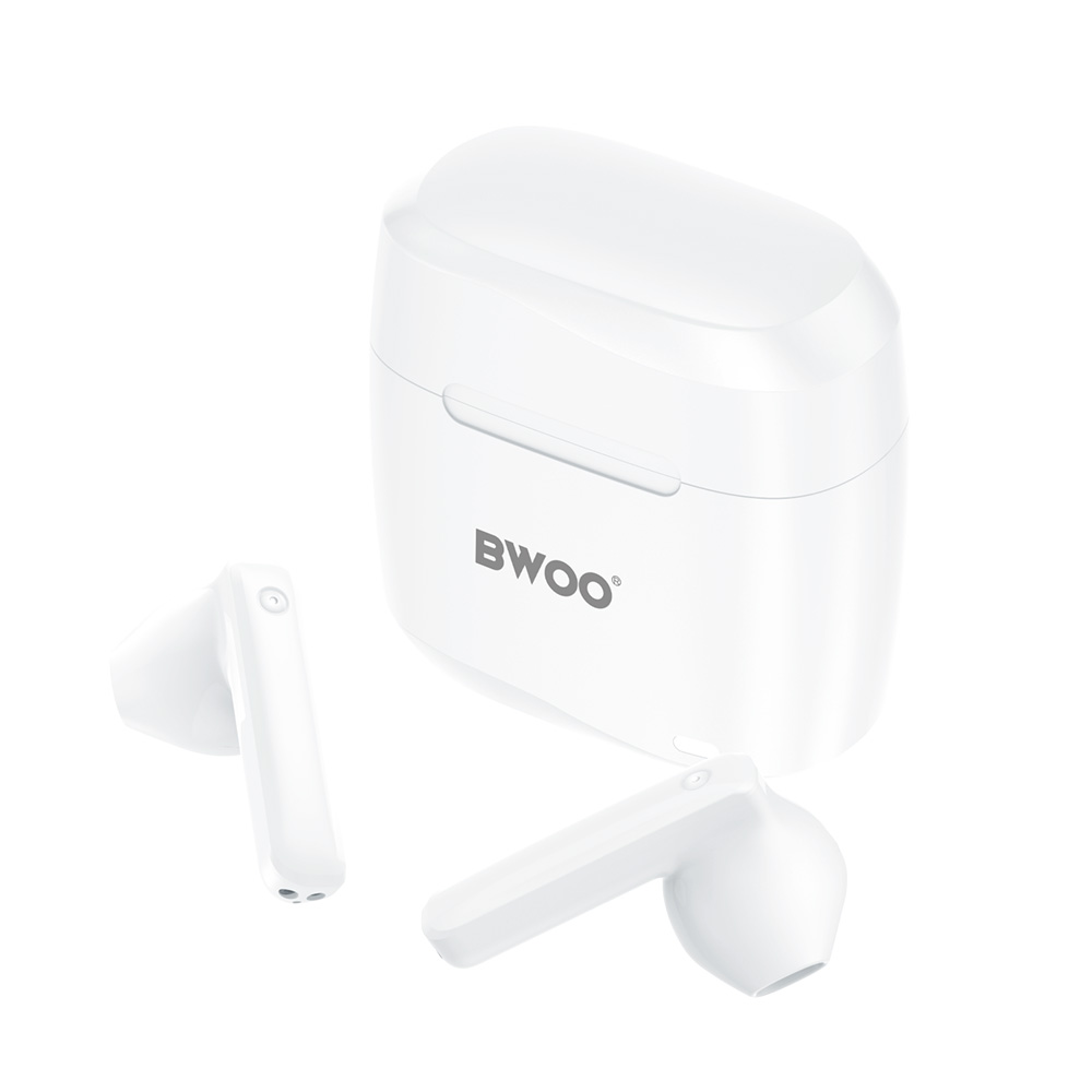Bluetooth-Freisprecheinrichtung BWOO BW94, TWS, Weiß