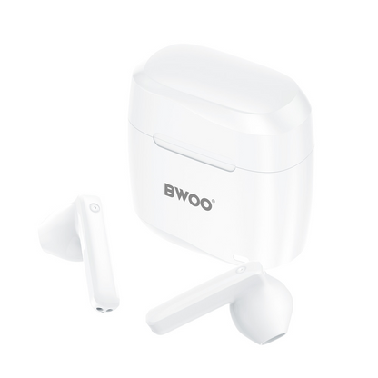 Bluetooth-Freisprecheinrichtung BWOO BW94, TWS, Weiß