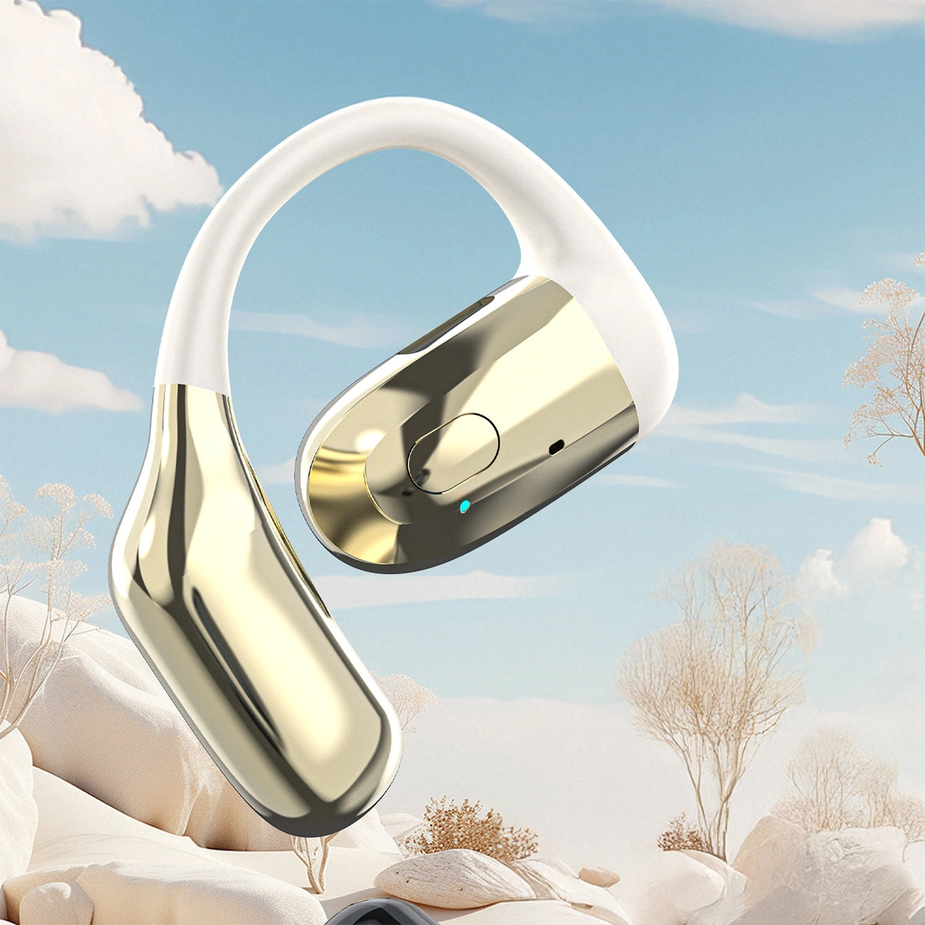 Handsfree Bluetooth Dudao U4Pro, A2DP, Goldbeige