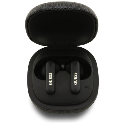 Handsfree Bluetooth Guess 4G Classic Metal Logo, TWS, Black