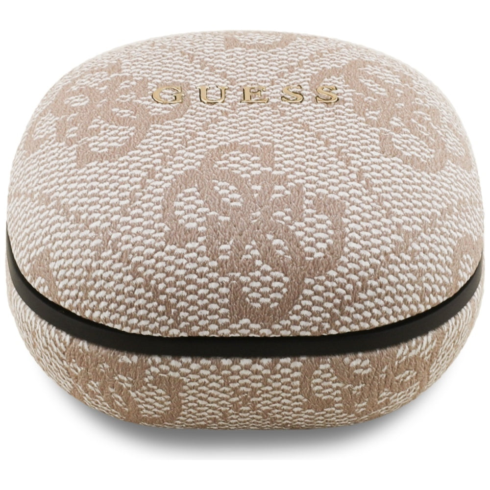 Handsfree Bluetooth Guess 4G Classic Metal Logo, TWS, Rosa