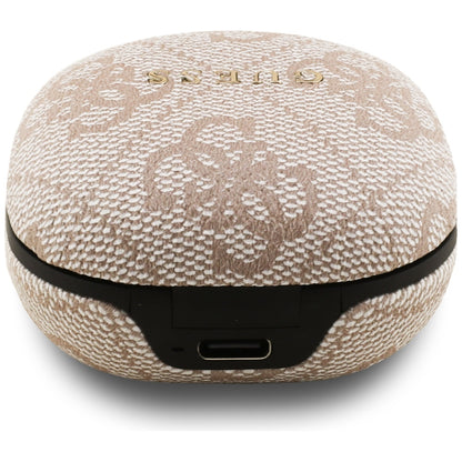 Handsfree Bluetooth Guess 4G Classic Metal Logo, TWS, Rosa