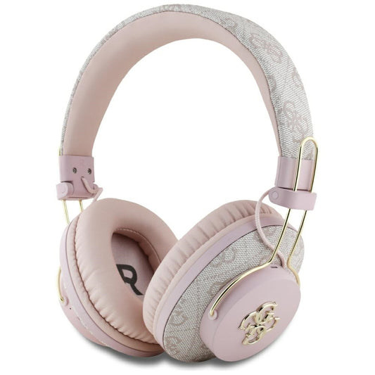 Handsfree Bluetooth Guess 4G Metal Logo, A2DP, Pink