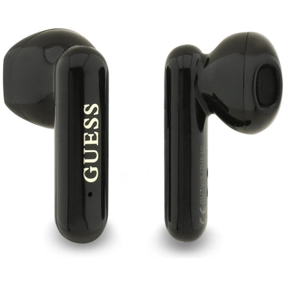 Handsfree Bluetooth Guess 4G Metal Logo, TWS, Schwarz