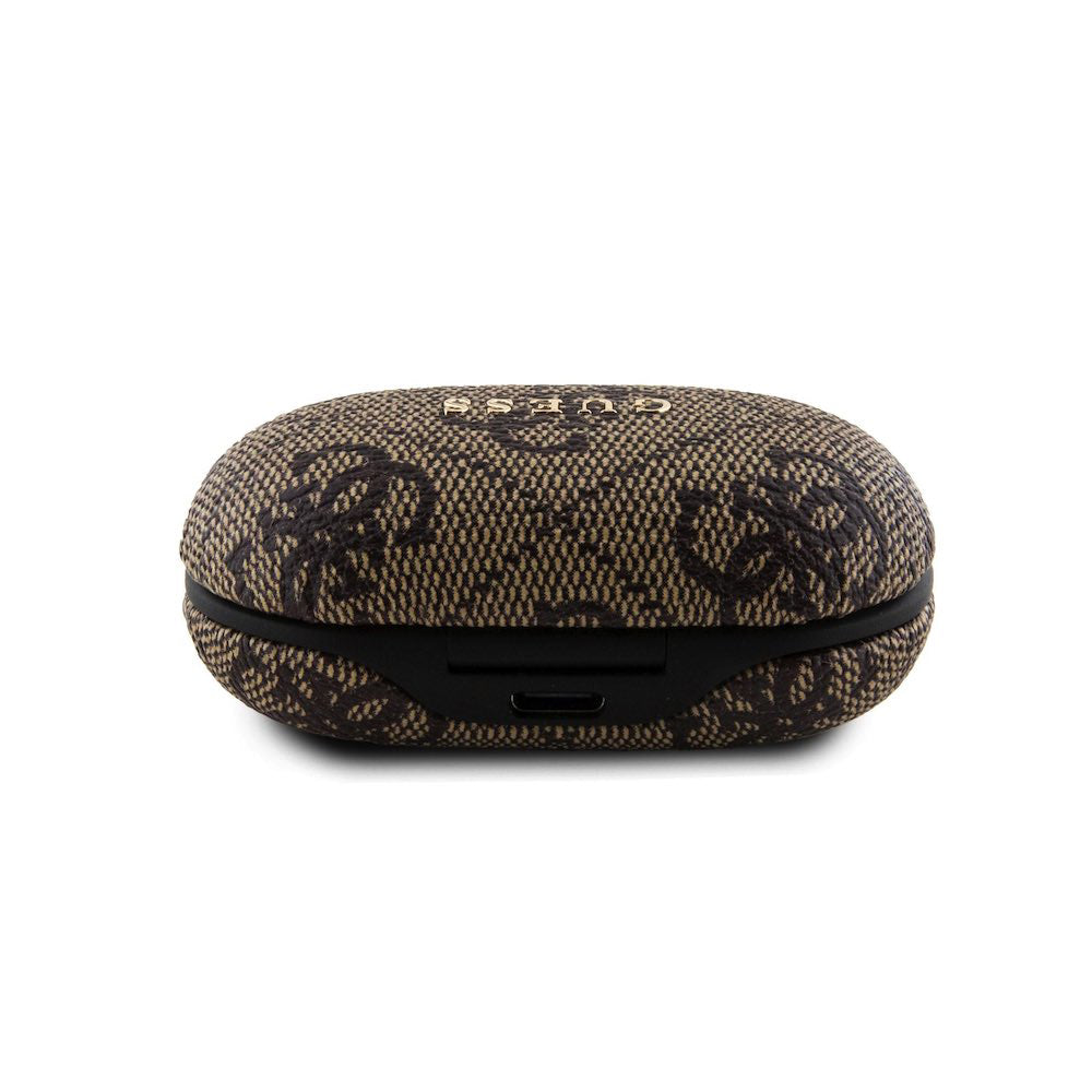 Handsfree Bluetooth Guess 4G Metal, TWS, Braun