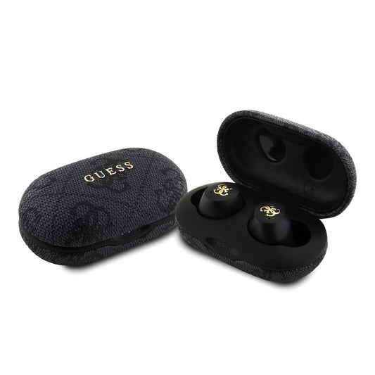 Handsfree Bluetooth Guess 4G Metal, TWS, Schwarz