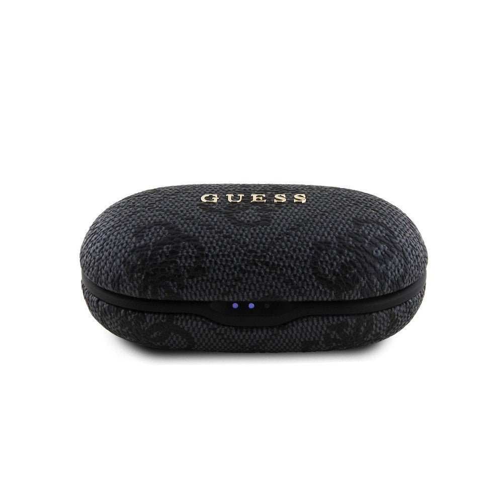 Handsfree Bluetooth Guess 4G Metal, TWS, Schwarz