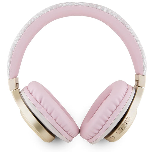 Handsfree Bluetooth Guess 4G Tone on Tone Script Logo, A2DP, Rosa