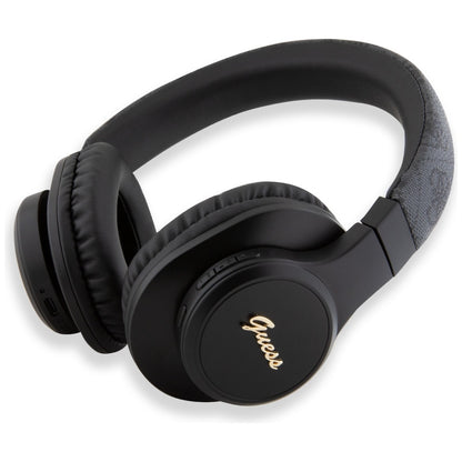 Handsfree Bluetooth Guess 4G Tone on Tone Script Logo, A2DP, Schwarz