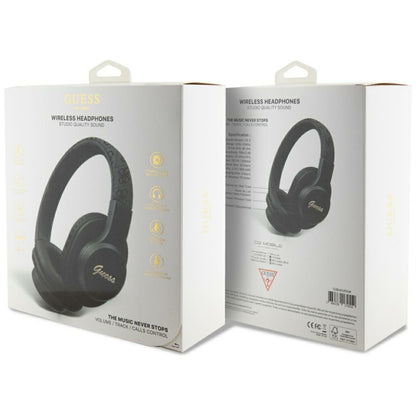 Handsfree Bluetooth Guess 4G Tone on Tone Script Logo, A2DP, Schwarz