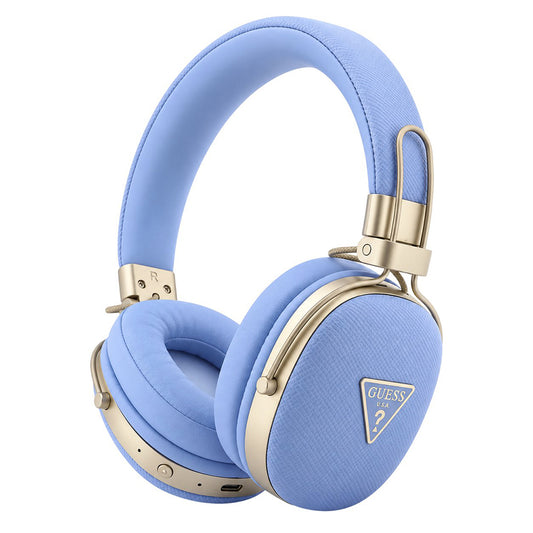 Guess Grained Triangle Logo Bluetooth-Freisprecheinrichtung, A2DP, Blau