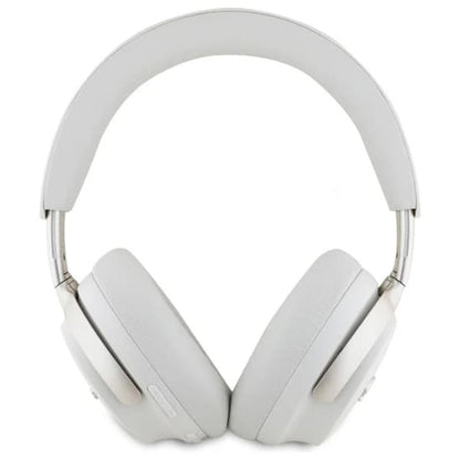 Handsfree Bluetooth Guess Metal Script Logo, A2DP, ANC, Beige