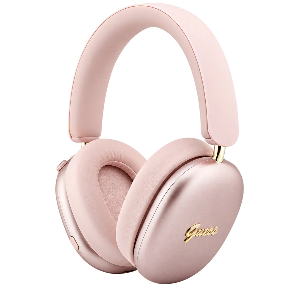 Guess Metal Script Logo Bluetooth-Freisprecheinrichtung, A2DP, Rosa
