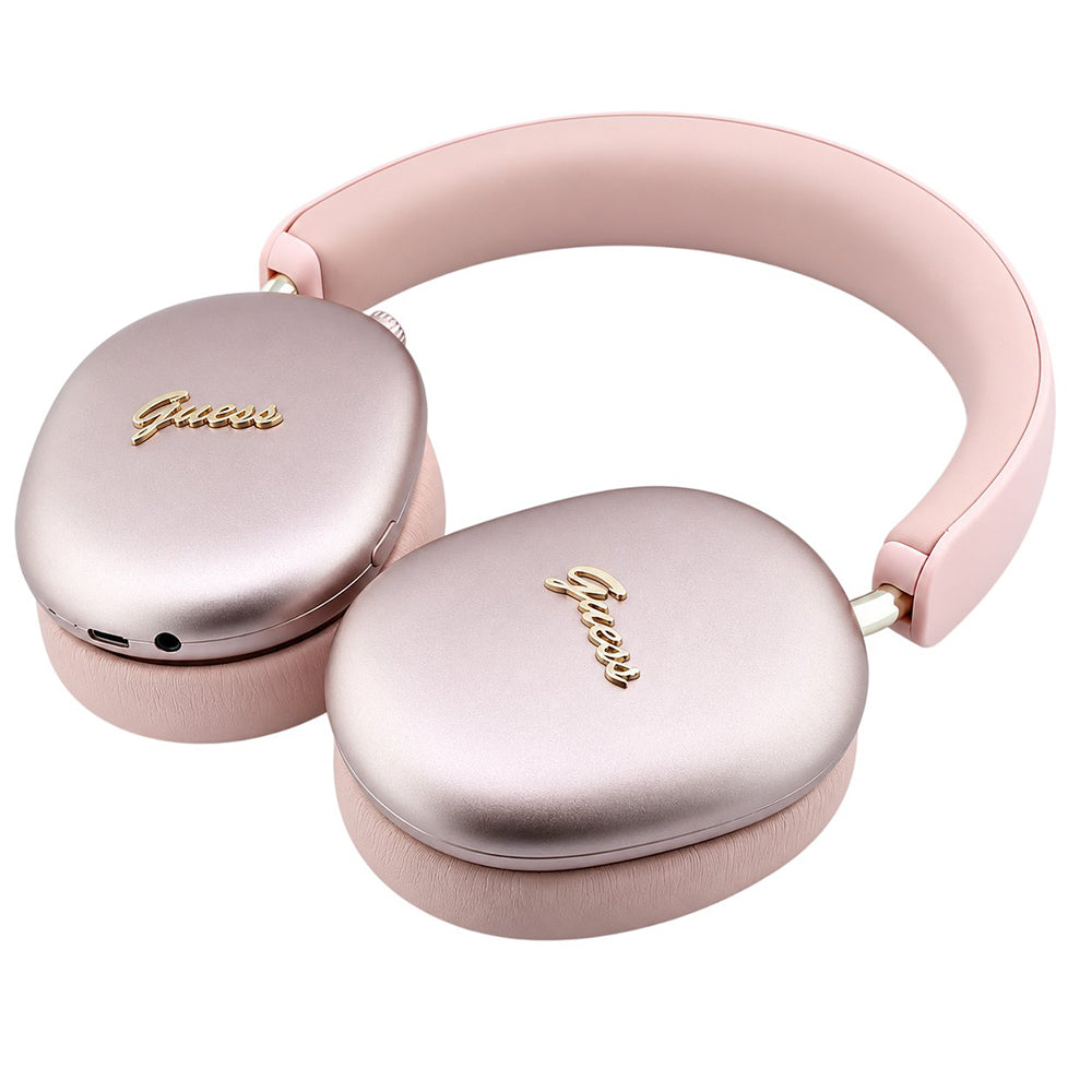 Guess Metal Script Logo Bluetooth-Freisprecheinrichtung, A2DP, Rosa