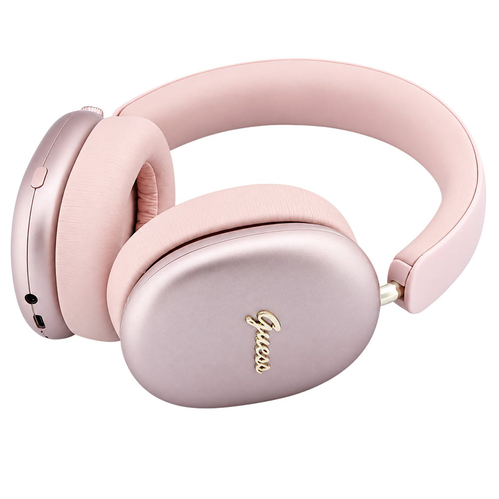 Guess Metal Script Logo Bluetooth-Freisprecheinrichtung, A2DP, Rosa