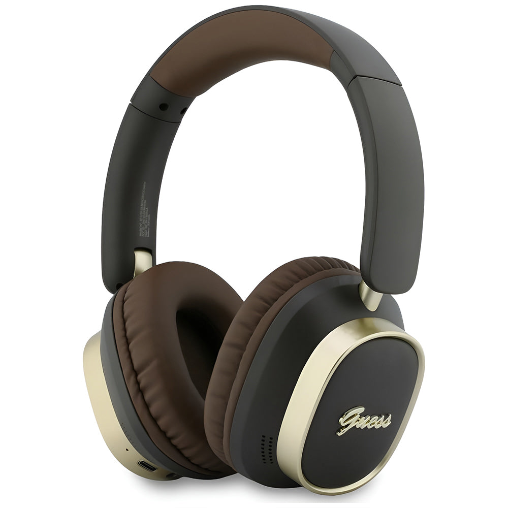 Freisprech-Bluetooth Guess Rectangle Metal Script, A2DP, Braun
