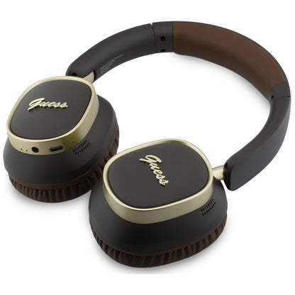 Freisprech-Bluetooth Guess Rectangle Metal Script, A2DP, Braun