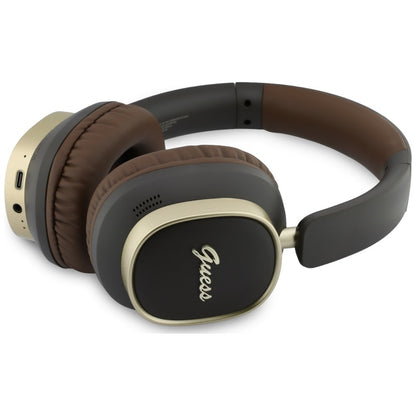 Freisprech-Bluetooth Guess Rectangle Metal Script, A2DP, Braun