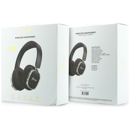 Freisprech-Bluetooth Guess Rectangle Metal Script, A2DP, Braun