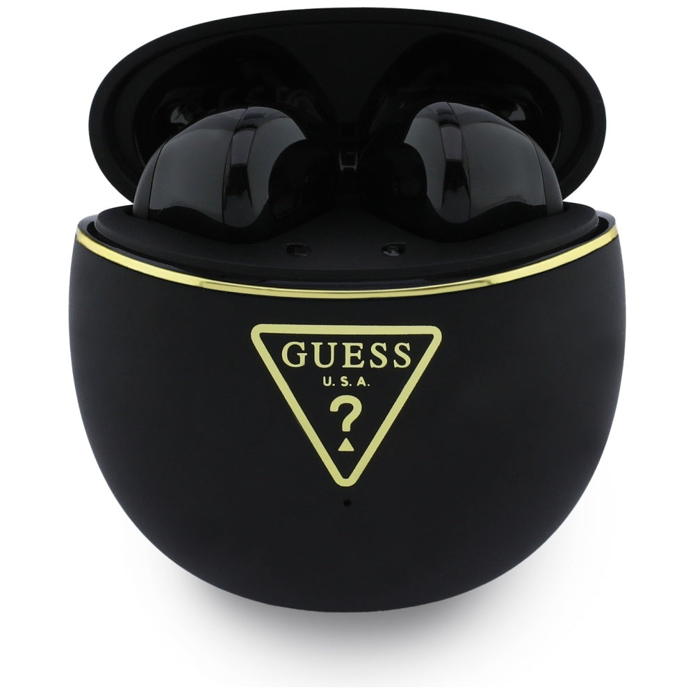 Handsfree Bluetooth Guess Script Print, TWS, Schwarz
