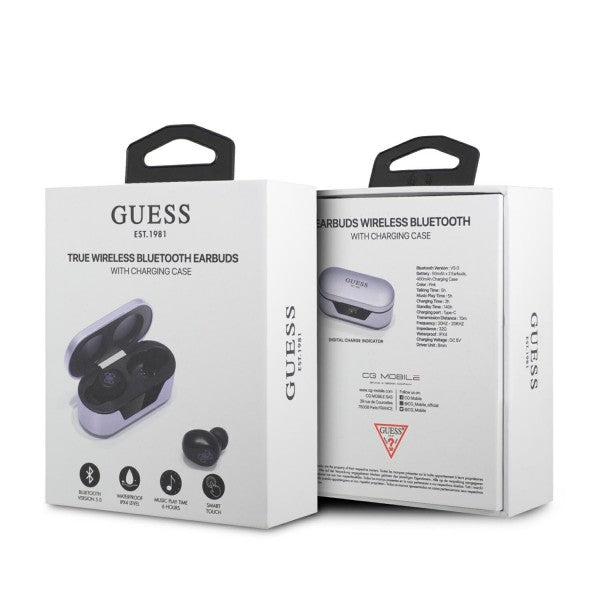 Bluetooth-Freisprecheinrichtung Guess, TWS, Lila