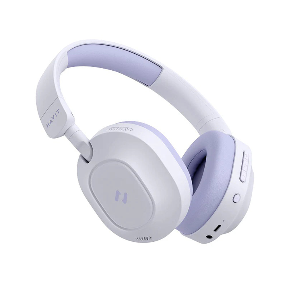Handsfree Bluetooth HAVIT H668BT, MultiPoint, A2DP, ANC, Lila