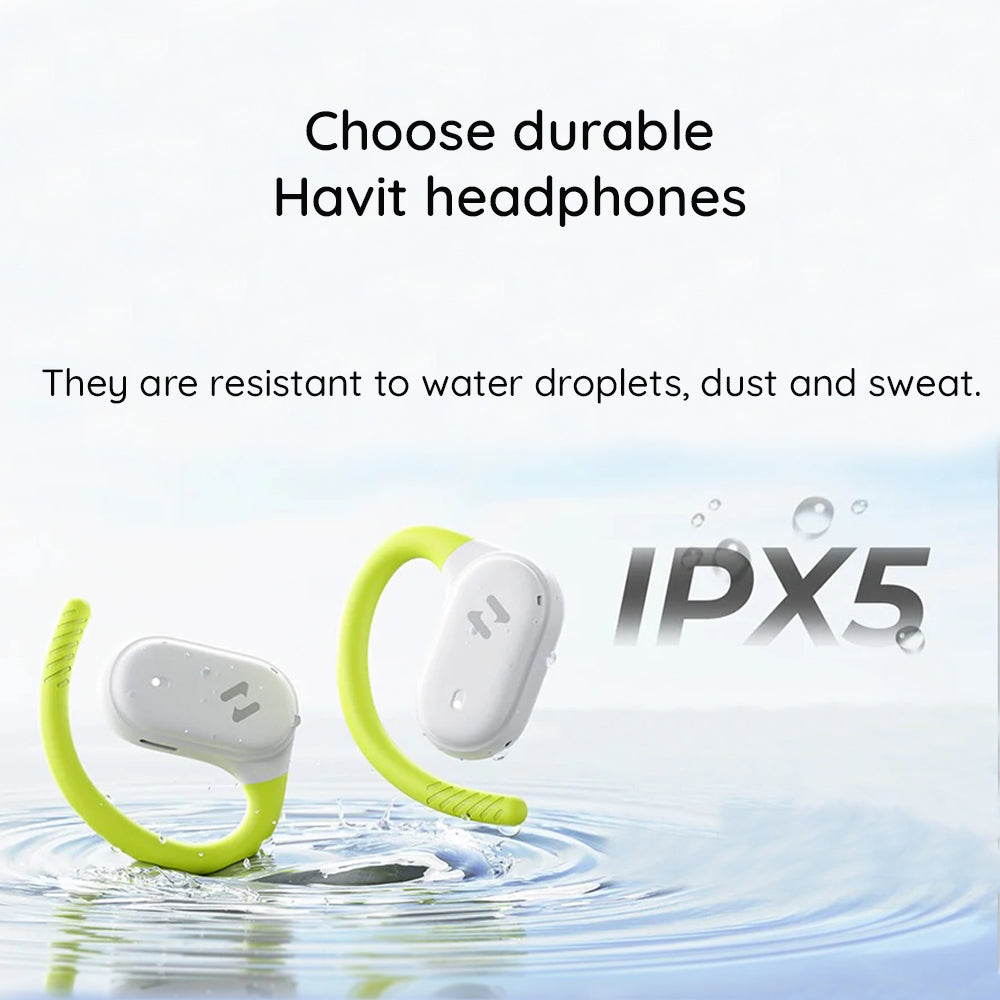 Handsfree Bluetooth HAVIT OWS915, TWS, Schwarz