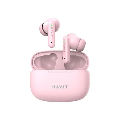 Handsfree Bluetooth HAVIT TW967 Pro, TWS, Rosa