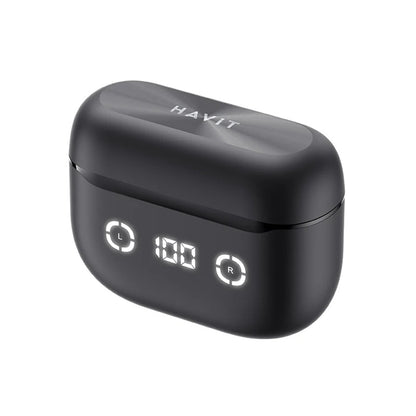 Handsfree Bluetooth HAVIT TW984, TWS, ANC, Schwarz