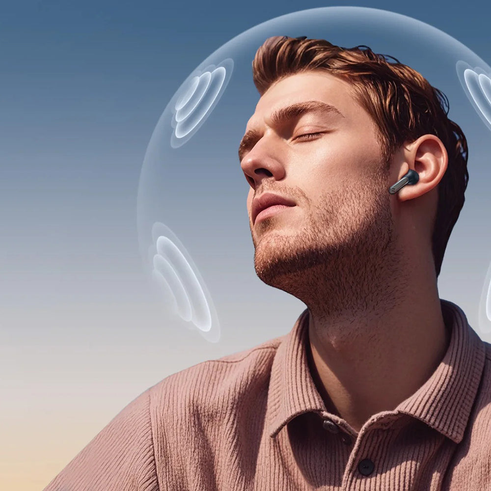 Handsfree Bluetooth HAVIT TW984, TWS, ANC, Schwarz