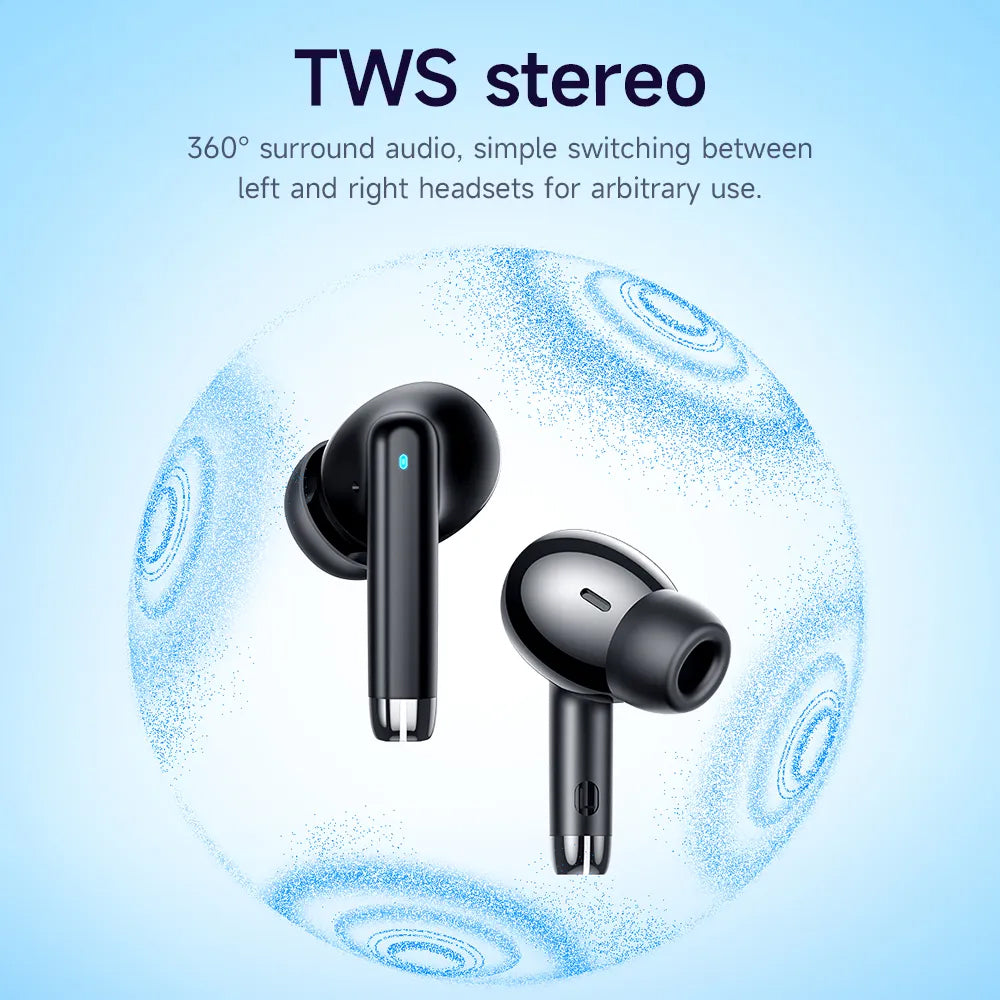 Handsfree Bluetooth HOCO EQ2, TWS, Schwarz