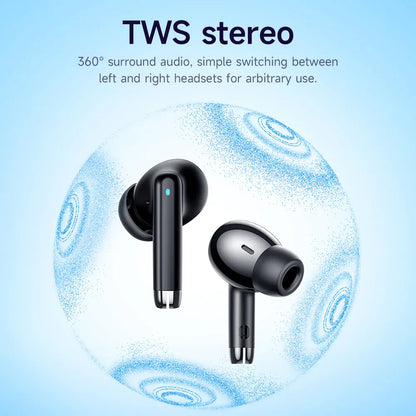 Handsfree Bluetooth HOCO EQ2, TWS, Schwarz