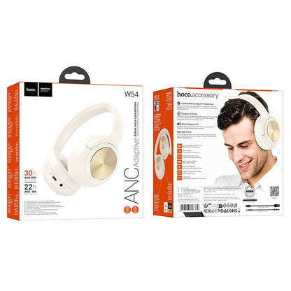 Handsfree Bluetooth HOCO W54, A2DP, ANC, Weiß