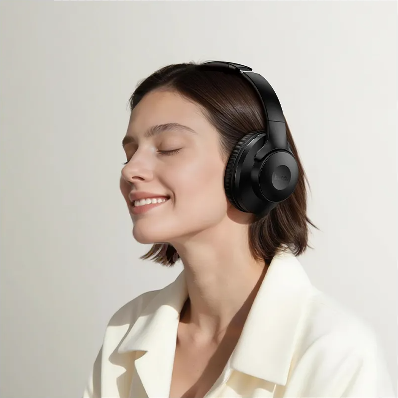 Handsfree Bluetooth HOCO W71, A2DP, Schwarz