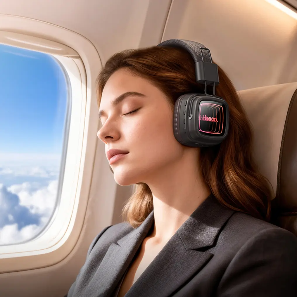 Bluetooth-Freisprecheinrichtung HOCO W72, A2DP, Schwarz